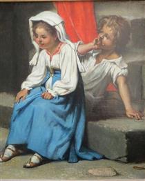 Neapolitan children - Ernest Hébert