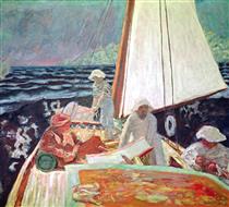 Signac et ses amis en bateau - Pierre Bonnard