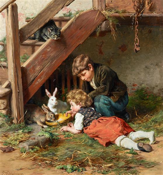 Feeding in the afternoon - Felix Schlesinger