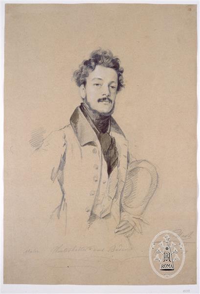 Portrait of Franz Xaver Winterhalter, 1834 - Leopold Pollak