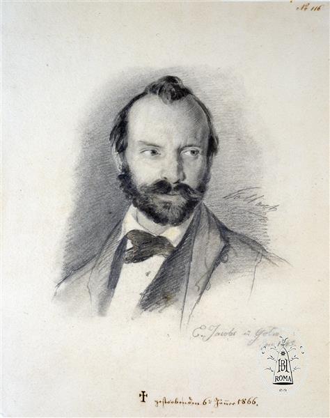 Portrait of Paul Emil Jacobs, 1845 - Leopold Pollak