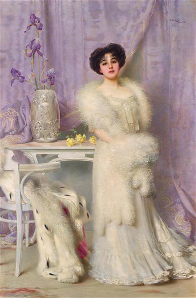 Portrait of Diane de la Bouchère, 1903 - Витторио Маттео Коркос