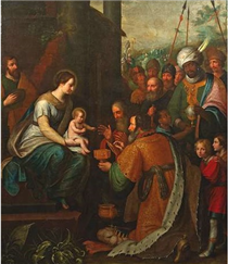 The Adoration of the Magi - Adam van Noort
