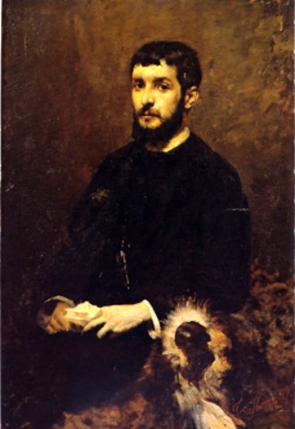Portrait of Mr. Luigi Bernasconi, c.1882 - Cesare Tallone