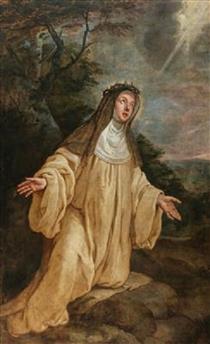St. Catherine of Siena - Gaspar de Crayer