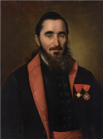 Portrait of Đorđe Nikolajević - Иосип Томинц
