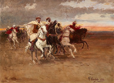 Charging cavaliers, 1914 - Gustavo Simoni