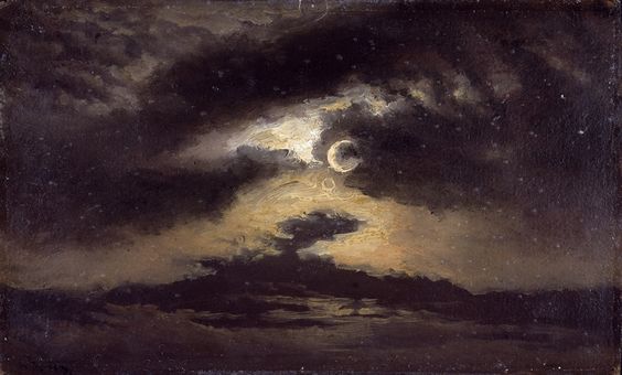 Clouds in Moonlight - Knud Baade