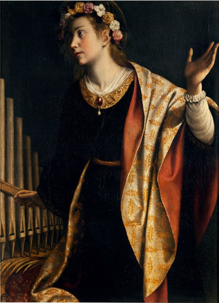 St Cecilia - Орацио Джентилески