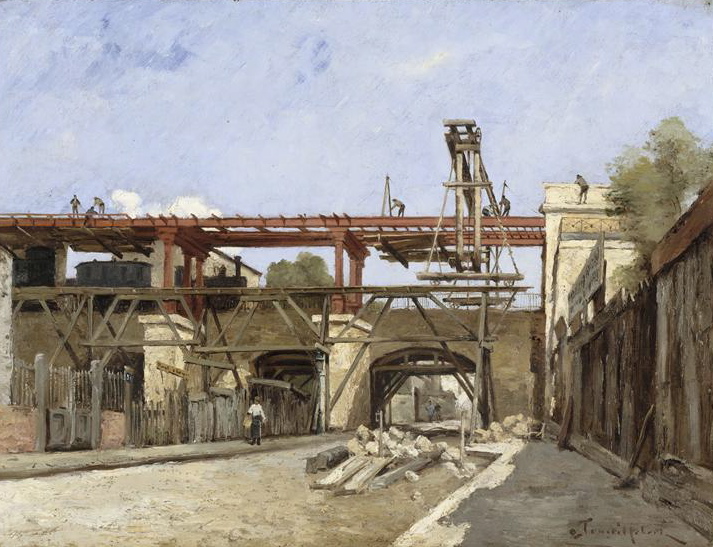 Work to lift the ring road: the bridge of the Voûte road, course of Vincennes - Paul Trouillebert