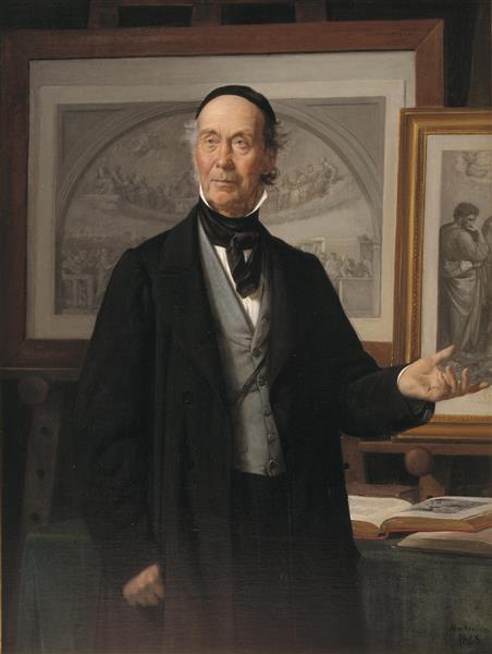 The Art Historian N. L. Høyen, 1868 - Wilhelm Marstrand