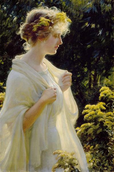 The Golden Profile, 1913 - Charles Courtney Curran