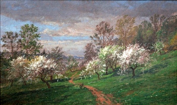 Apple Blossoms, 1887 - Jasper Francis Cropsey