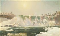 Niagara Falls in Winter - Jasper Francis Cropsey