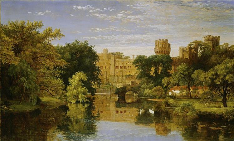 Warwick Castle, England, 1857 - Jasper Francis Cropsey