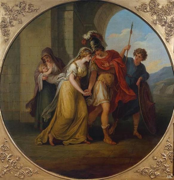 Hector Taking Leave of Andromache - Angelika Kauffmann