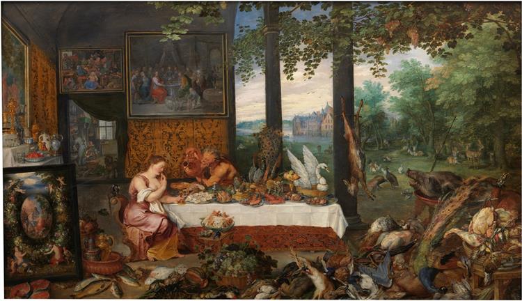 The Sense of Taste - Jan Brueghel the Elder