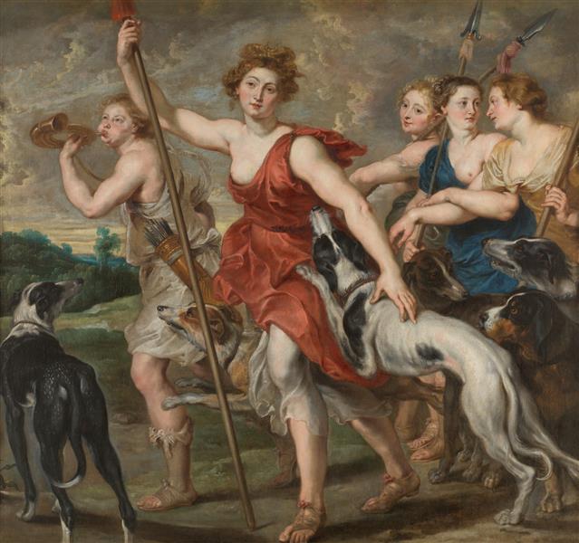 Diana Cazadora, 1617 - 1620 - Peter Paul Rubens