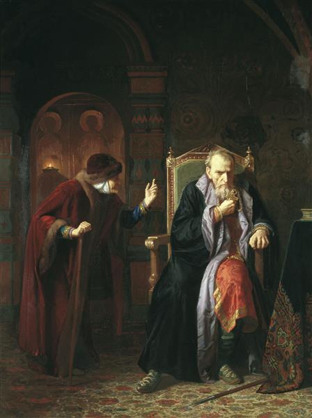 Ivan the Terrible and Agrippina, 1886 - Карл Богданович Вениг