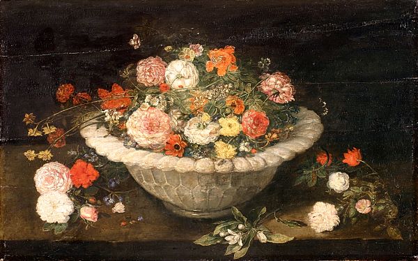 Bowl with flowers - Jan Brueghel the Younger