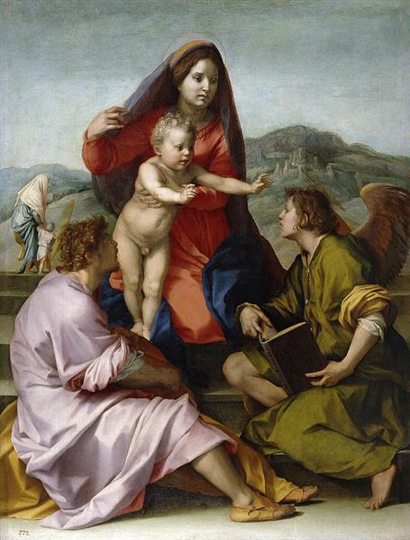 Madonna Della Scala Virgin of the Stairs - Andrea del Sarto