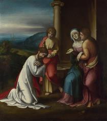 Christ taking leave of his Mother - Correggio