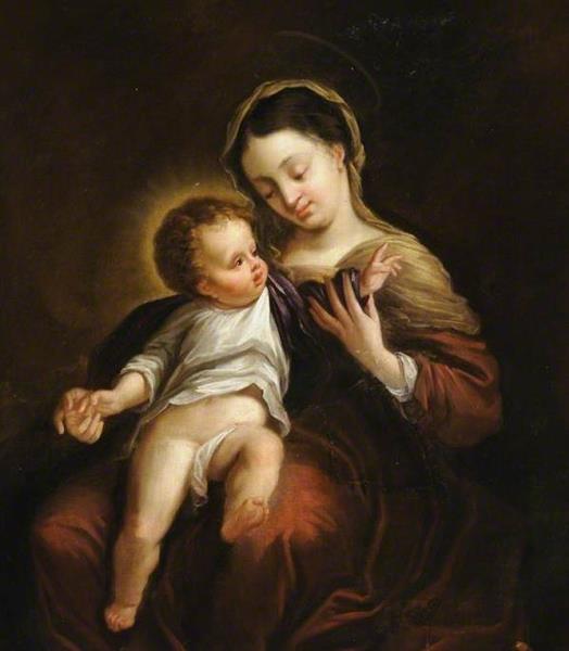 The Virgin and Child - Антоніо да Корреджо