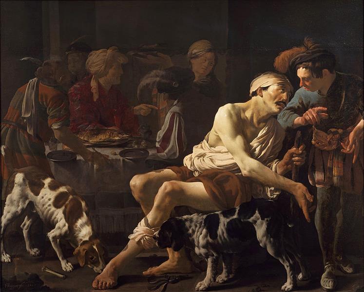 The Rich Man and the Poor Lazarus - Hendrick Terbrugghen