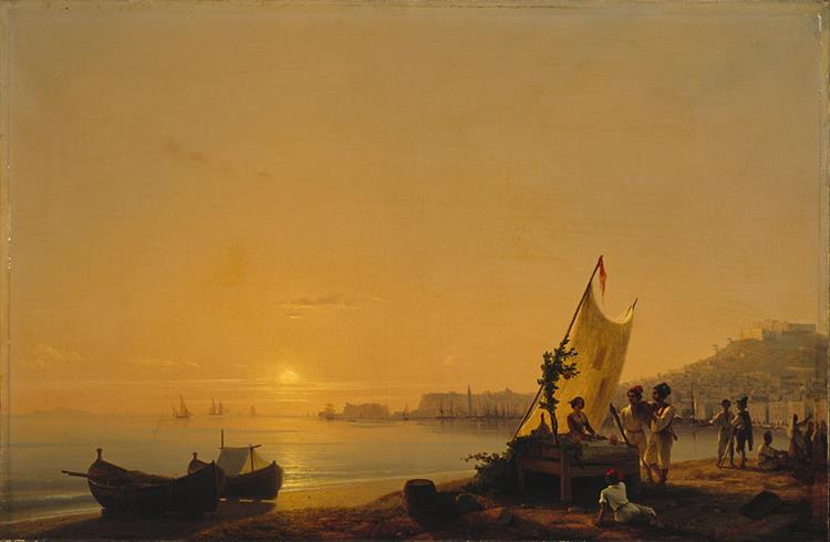 The Bay of Naples - Ivan Konstantinovich Aivazovskii