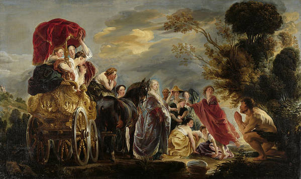 The Meeting of Odysseus and Nausicaa - Jacob Jordaens