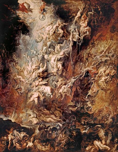 Der Höllensturz der Verdammten, c.1620 - Peter Paul Rubens