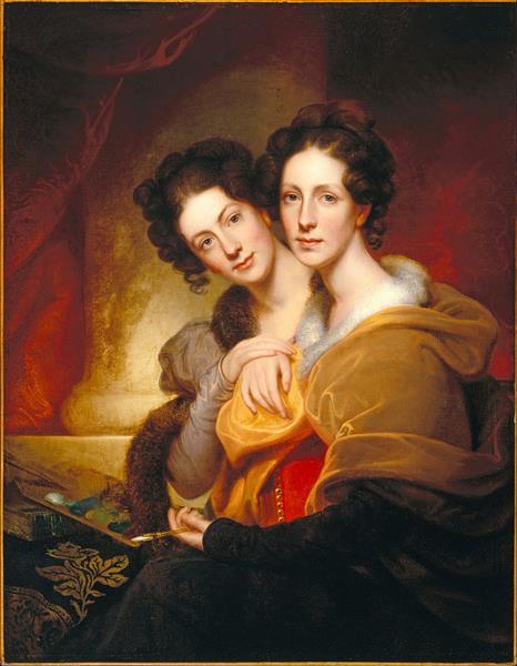 The Sisters (Eleanor and Rosalba Peale) - Rembrandt Peale