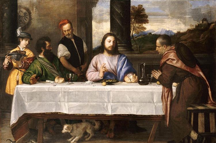 Supper at Emmaus, c.1530 - Titian
