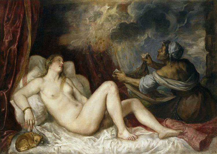 Danae, 1553 - 1554 - Titian