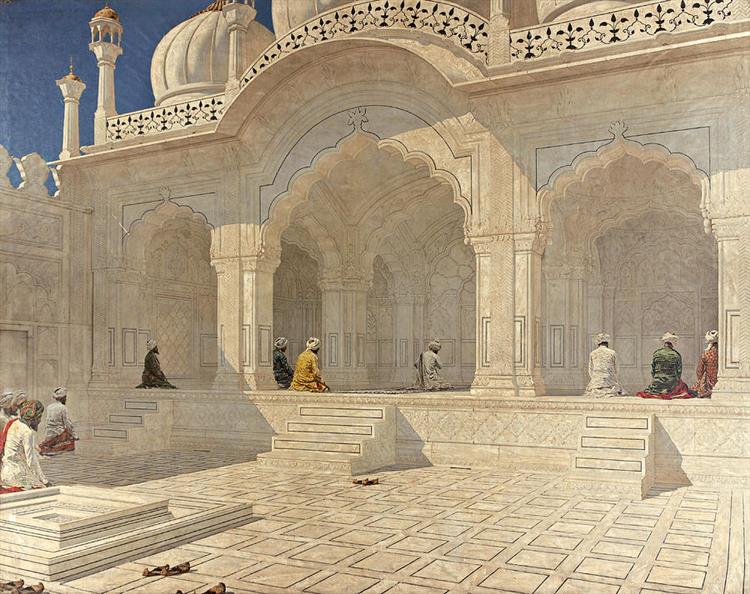 Pearl Mosque. Delhi - Vasily Vasilievich Verechagine