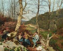 Early Spring in the Vienna Woods - Ferdinand Georg Waldmüller