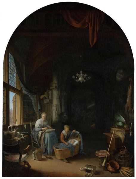 The Young Mother, 1658 - Gerrit Dou