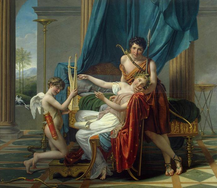 Sappho and Phaon, 1809 - Jacques-Louis David