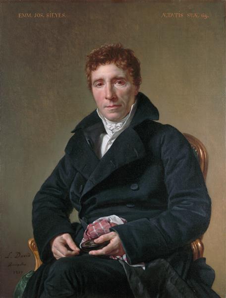 Emmanuel Joseph Sieyes, 1817 - 雅克-路易‧大衛