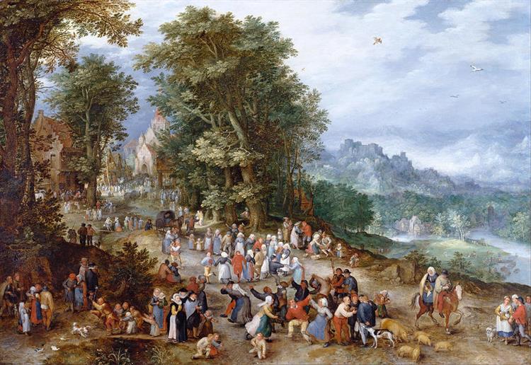 Flemish Fair - Jan Brueghel the Elder