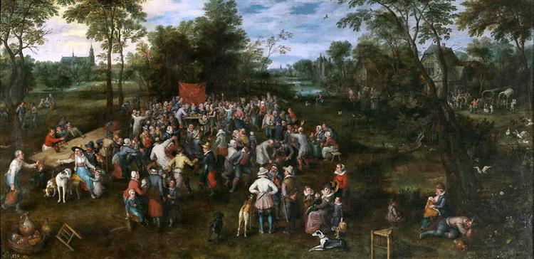 Peasant Wedding Feast - Jan Brueghel der Ältere