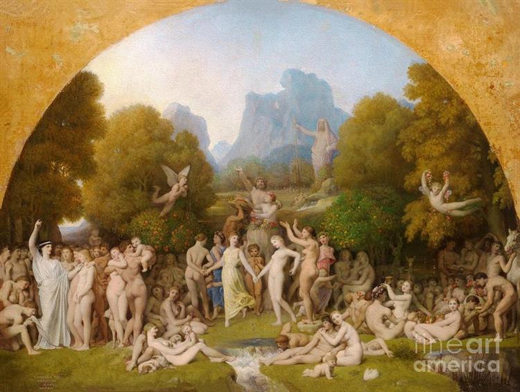 The Golden Age, 1862 - Jean Auguste Dominique Ingres