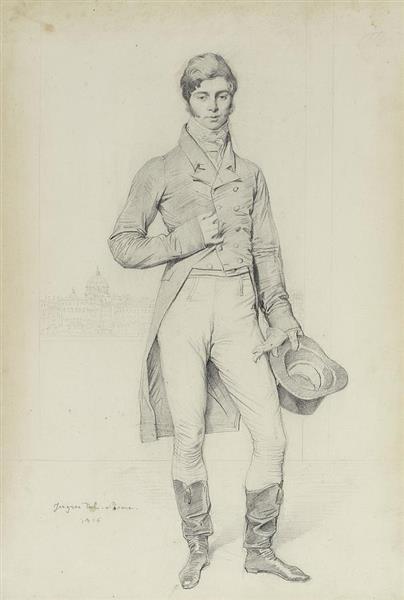 Portrait of Lord Grantham, 1816 - Жан Огюст Доминик Энгр