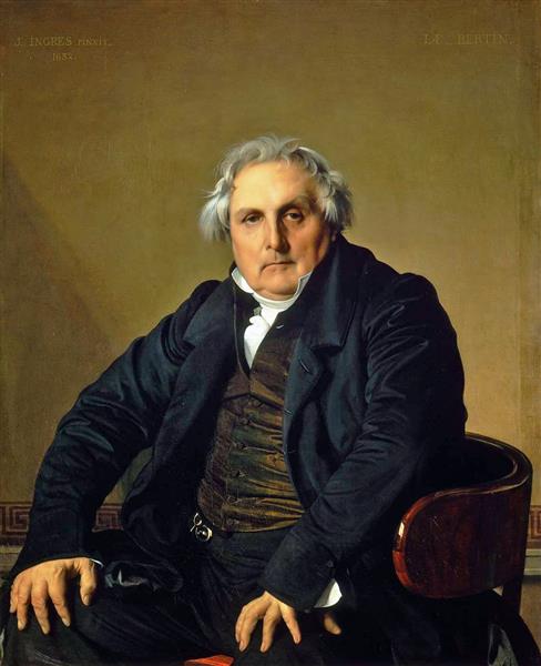 Portrait of French Journalist Louis-François Bertin, 1832 - Jean Auguste Dominique Ingres