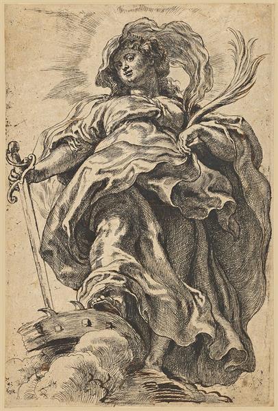 Saint Catherine of Alexandria - Peter Paul Rubens