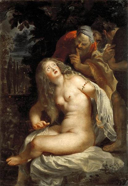 Suzanne et les vieillards, c.1607 - c.1608 - Pierre Paul Rubens