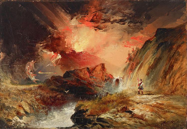 Macbeth and the Witches - Thomas Moran