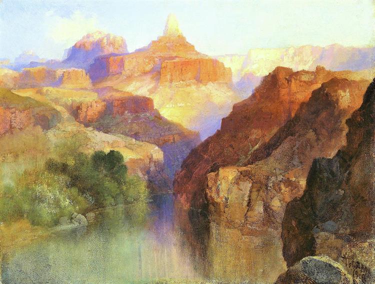 Zoroaster Peak (Grand Canyon, Arizona), 1918 - 托馬斯·莫蘭