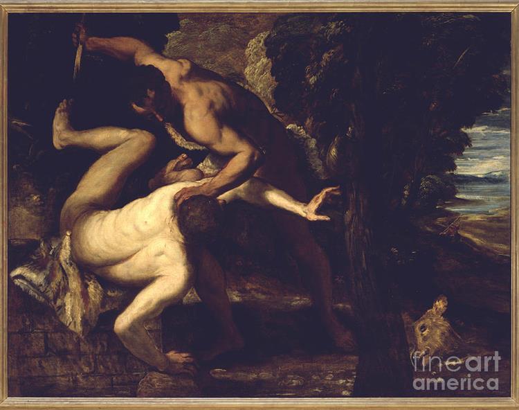 Cain and Abel - Тинторетто
