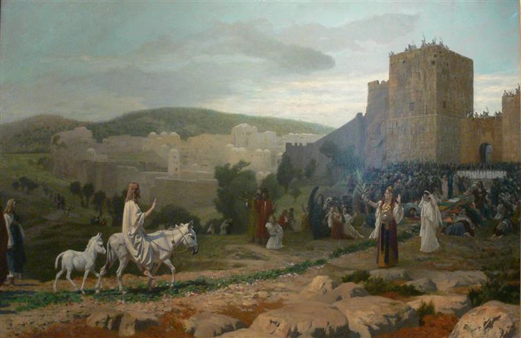 Entry of the Christ in Jerusalem, 1897 - Jean-Leon Gerome
